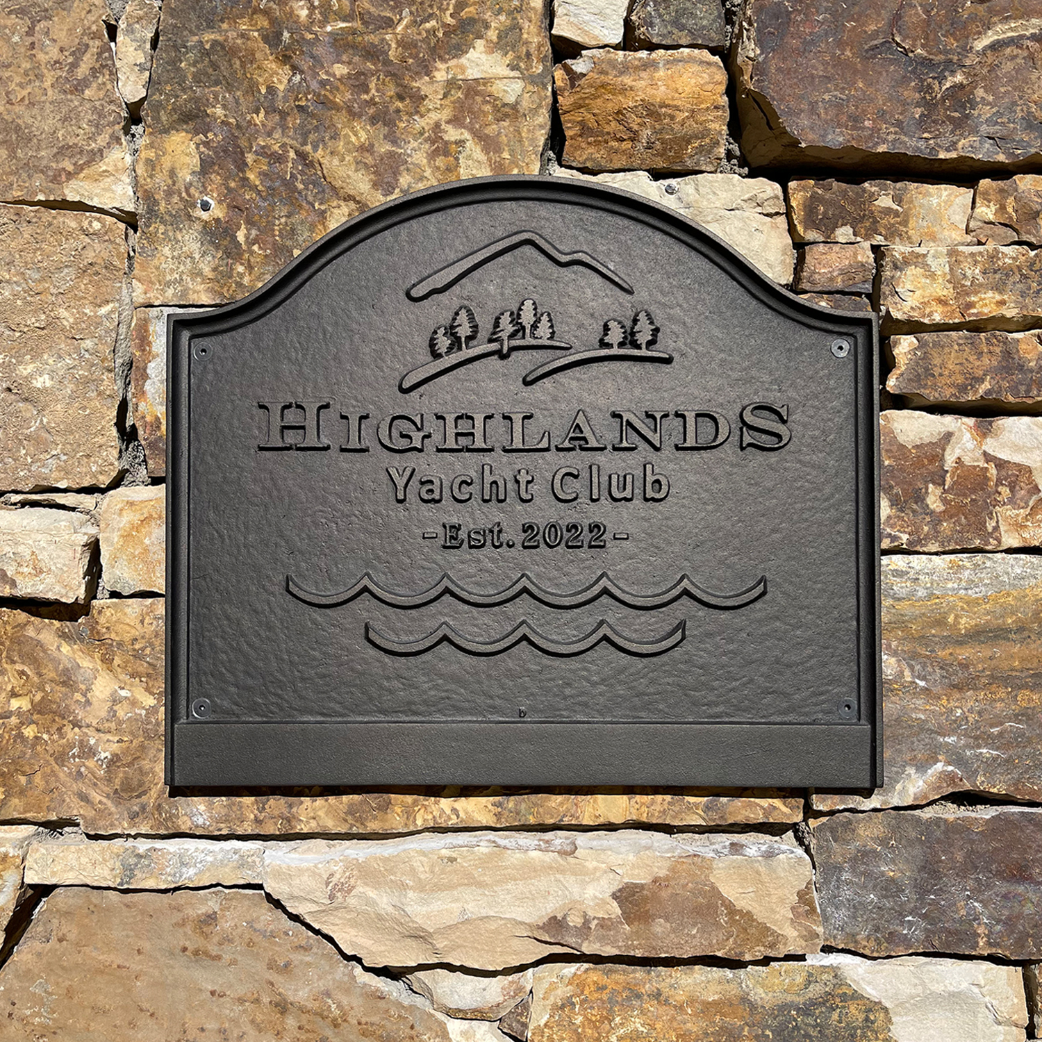 Highlands Yacht Club Plaque